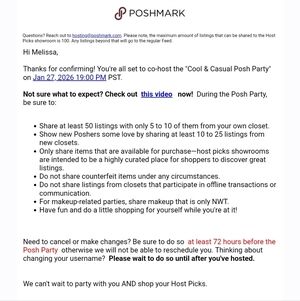 Cool & Casual Posh PARTY! Jan 27th!